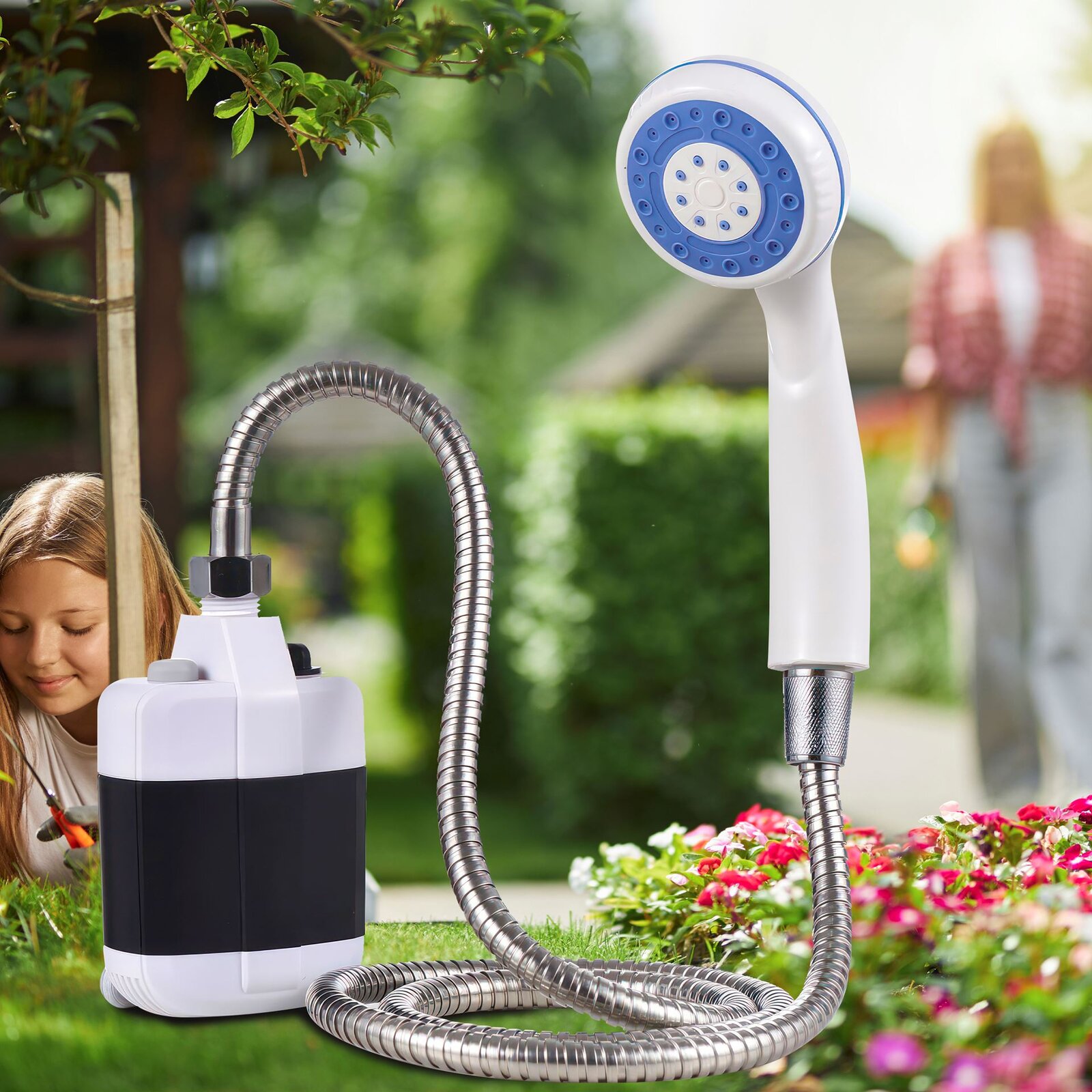 Туристичний портативний душ Gotel Q16H — 4–5 л/хв